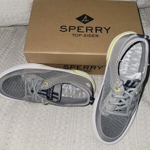 Sperry New In Box Gray Shoes Little Boys Size 13